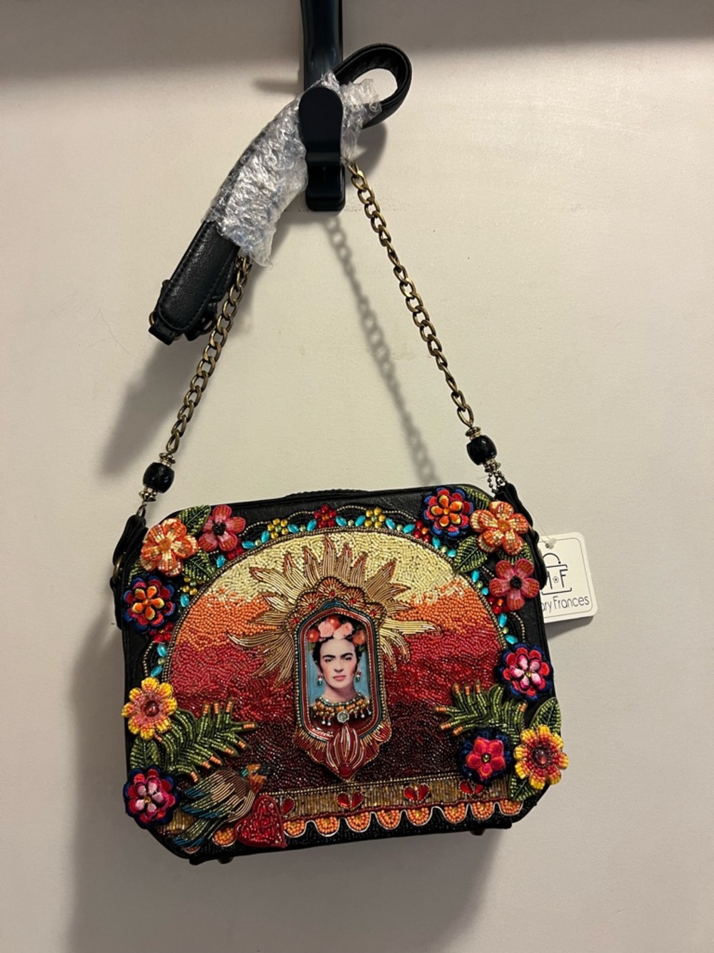 Mary Frances Frida Kahlo Beaded Purse (NWT)